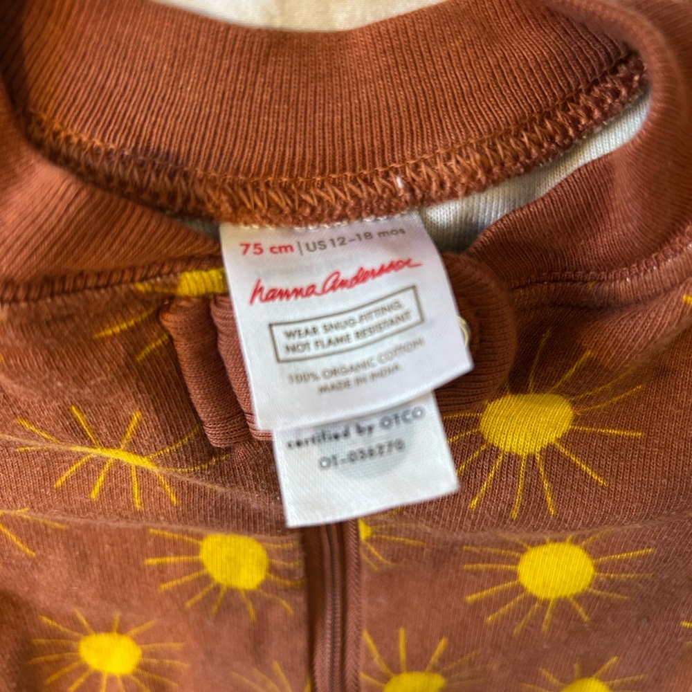 Hanna Andersson Kids short sleeve bodysuit Bundle 12-18months - Picture 15 of 16